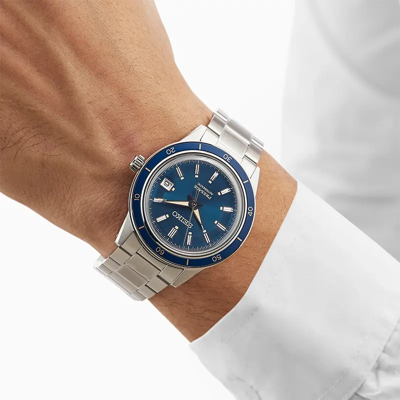 Seiko Presage Style60's Blue Dial Men's Watch | SRPG05J1
